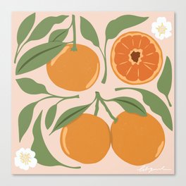 Orange Blossom Canvas Print