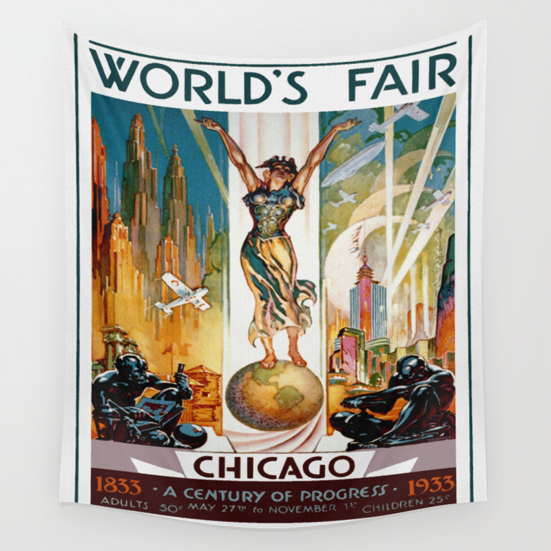 1933 Chicago Worlds Fair Tapestry