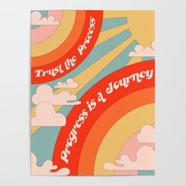 PROGRESS IS A JOURNEY Poster