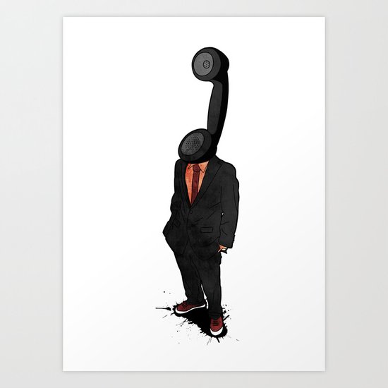 Headphone Art Print