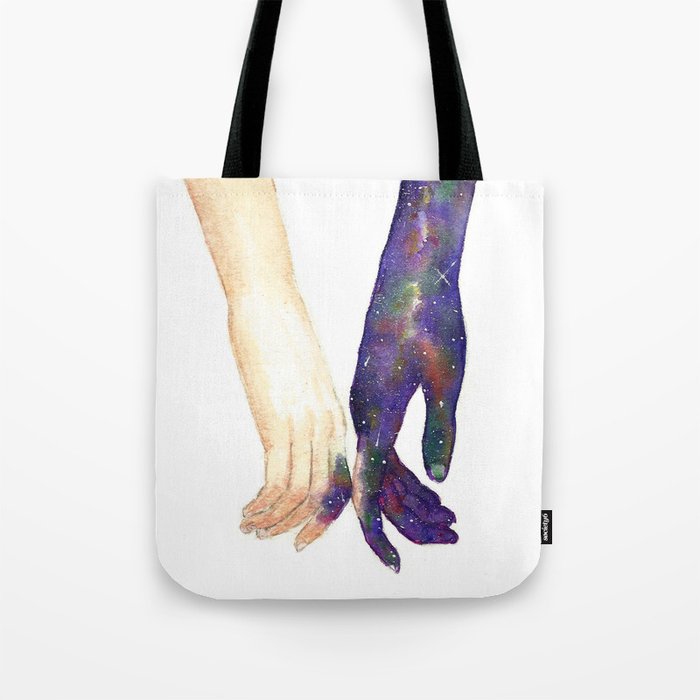 Let's Share Our Universes Tote Bag