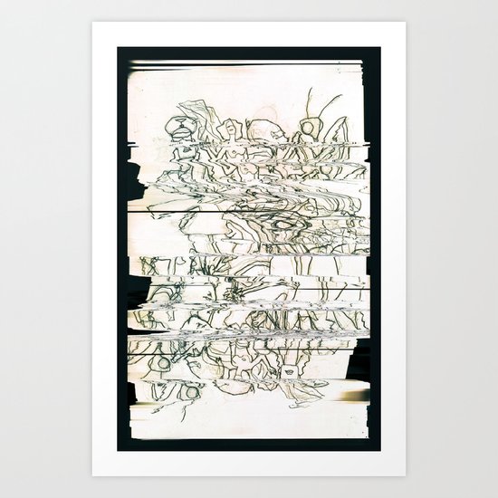 Autistic Remix #003 Art Print