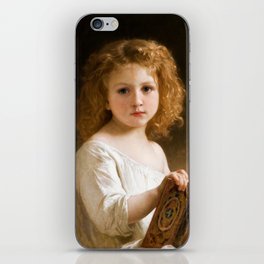 The Story Book, 1877 by William-Adolphe Bouguereau iPhone Skin