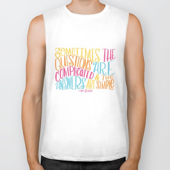 SIMPLE ANSWERS Biker Tank
