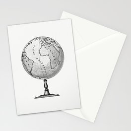 Vintage Victorian Style Atlas Engraving Stationery Card