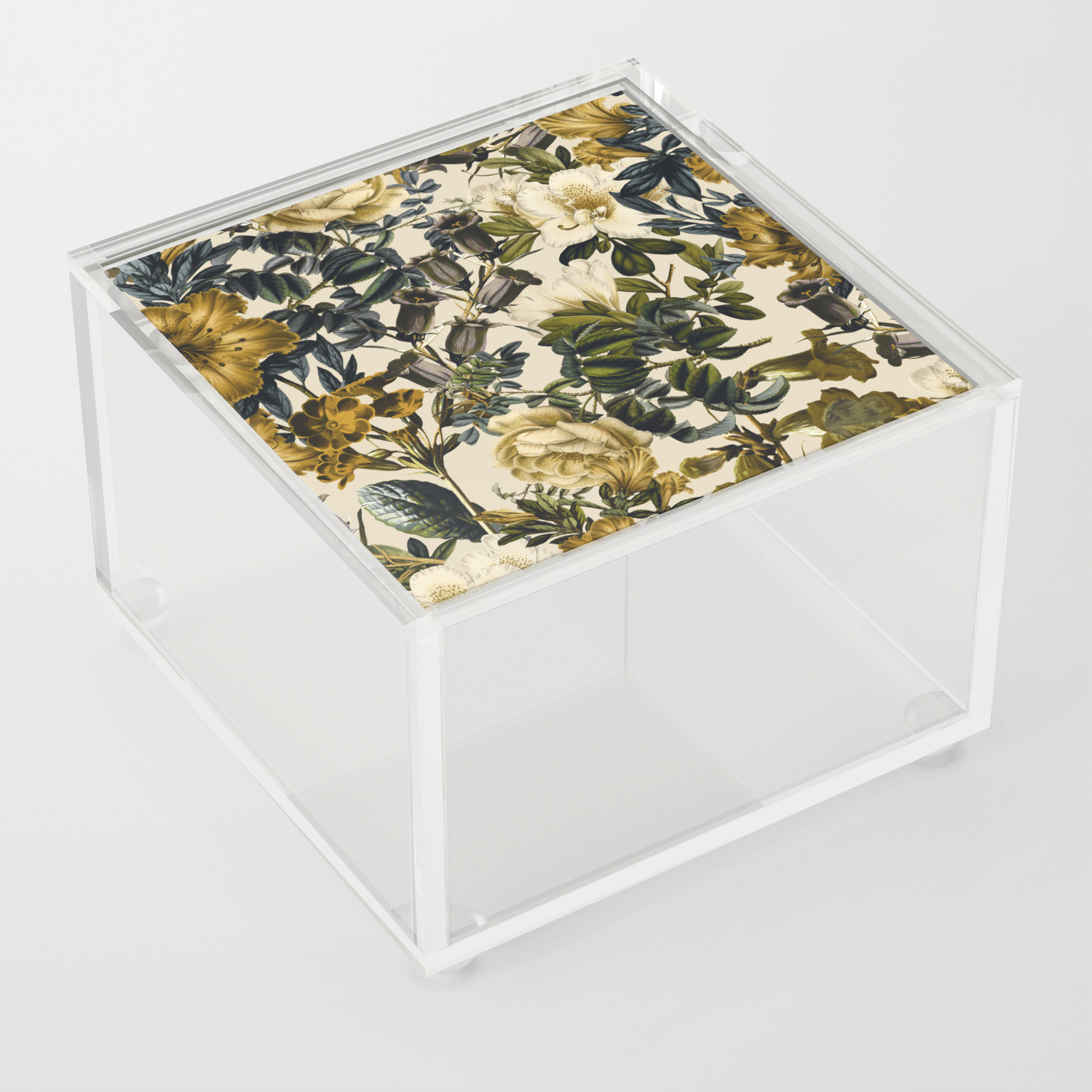 Warm Winter Garden Acrylic Box By Burcukorkmazyurek Society6