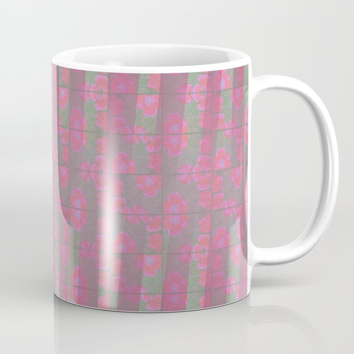 Poppies and lines Coffee Mug