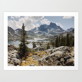 Partly Cloudy Afternoon in the Eastern Sierra Art Print