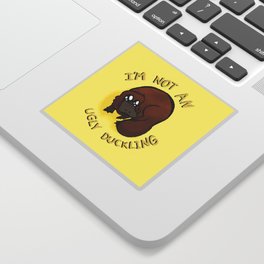 The platypus problem Sticker