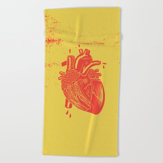 heart2 Beach Towel