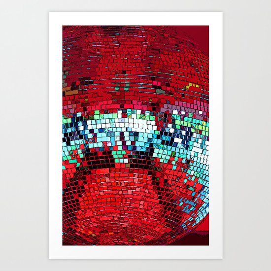 Glitter Ball Art Print