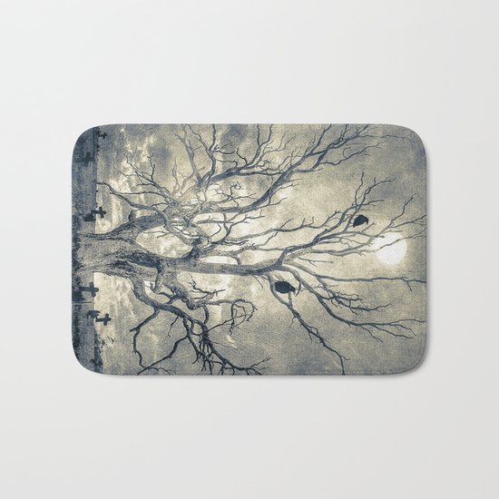 Raven's shelter II (colour option) Bath Mat