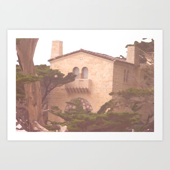 House Along the Coast Art Print