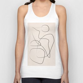 Abstract Line I Unisex Tank Top