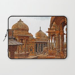 Bada Bagh, Rajasthan state of India color art Laptop Sleeve