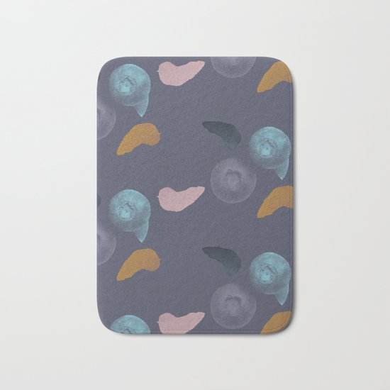 Blueberries 2 Bath Mat