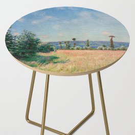 Alfred Sisley - Sahurs Meadows in Morning Sun Side Table