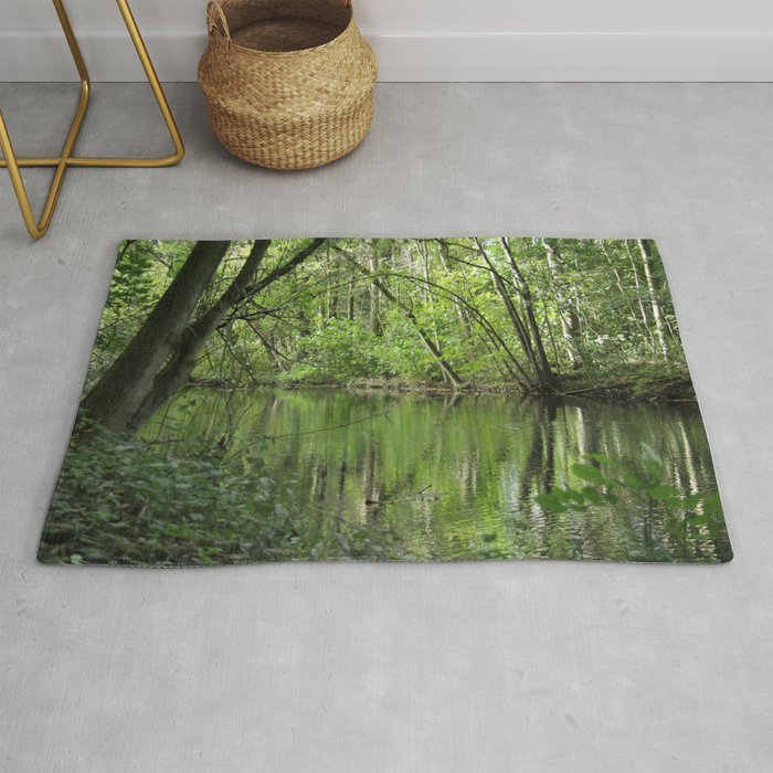 Green River of Reflection Rug
