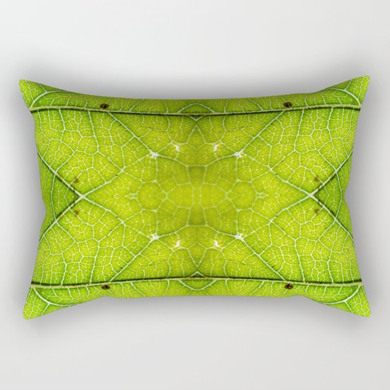 Macro Leaf no 9 Rectangular Pillow