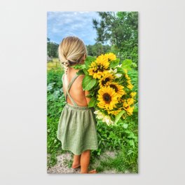 Sunflower Dreams #1 Canvas Print