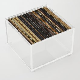 Abstract background of colored neon lines Acrylic Box