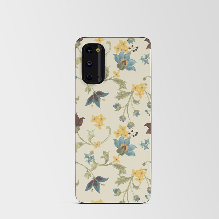 Folk Art Flowers (Cream) Android Card Case