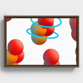 Colorful Clusters  Framed Canvas