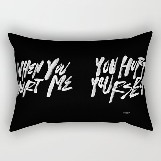 HURT URSELF Rectangular Pillow