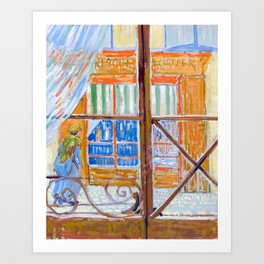 Van Gogh, View of a Butcher's Shop, 1888 Art Print