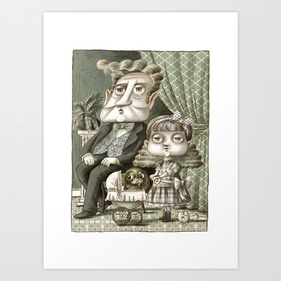 Lionel and Flossie Boyle Art Print