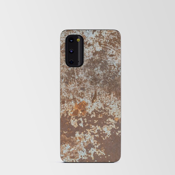 Old Weathered Rusty Metal Texture Android Card Case