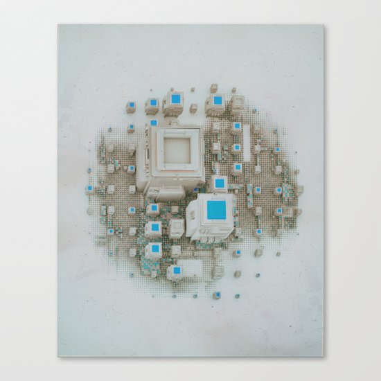 DIRTY MEGABYTE 1991 (everyday 03.15.17) Canvas Print