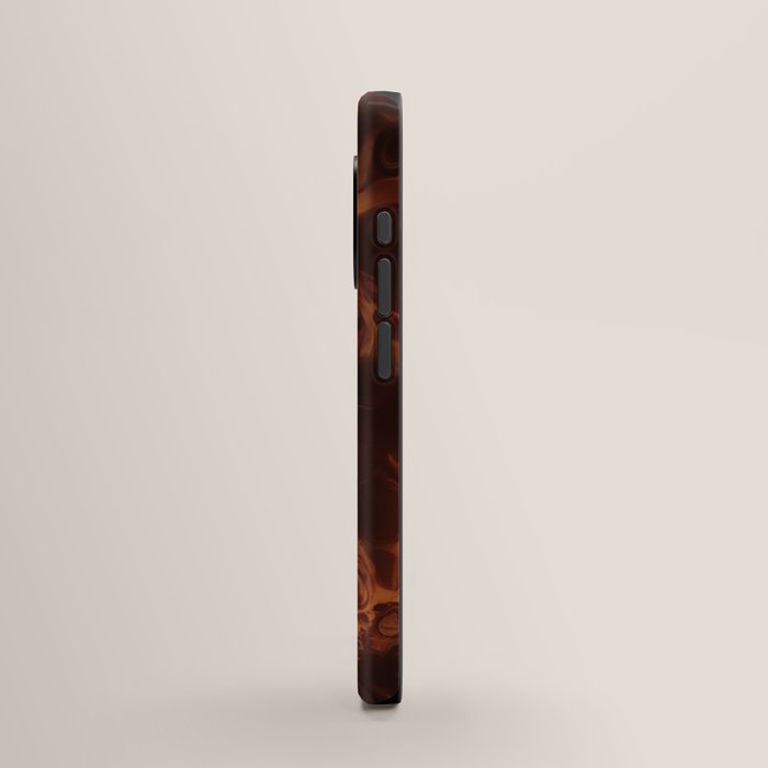 Dark Coffee Tortoiseshell Turtle Pattern