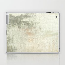 Abstract Oil Painting 10c1 Almond Antique White Laptop Skin