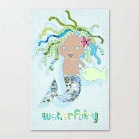 Water Fairy Mermaid Canvas Print