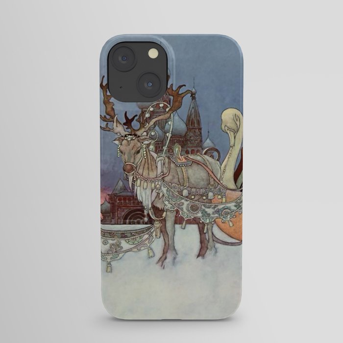 “The Happy Princess” Fairy Art by Charles Robinson iPhone Case