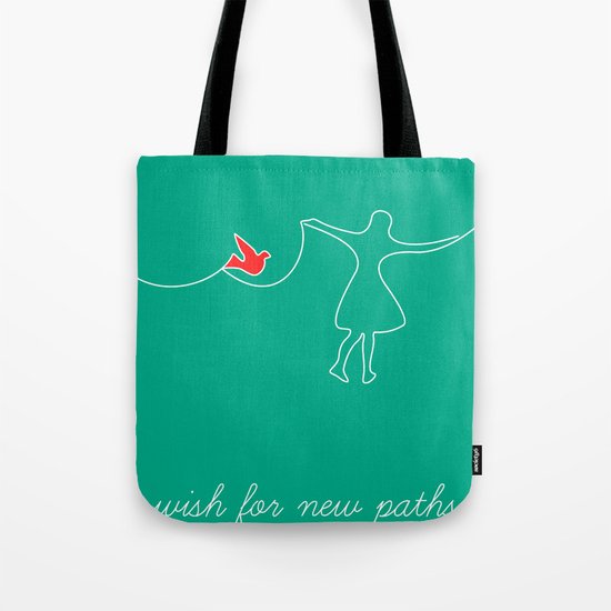 wish for new paths Tote Bag