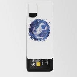 Scorpio Zodiac sign in a nebula Android Card Case