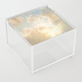 Pastel sky pixel art Acrylic Box