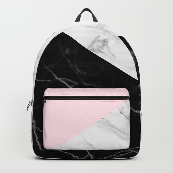 Black and pink backpacks best sale