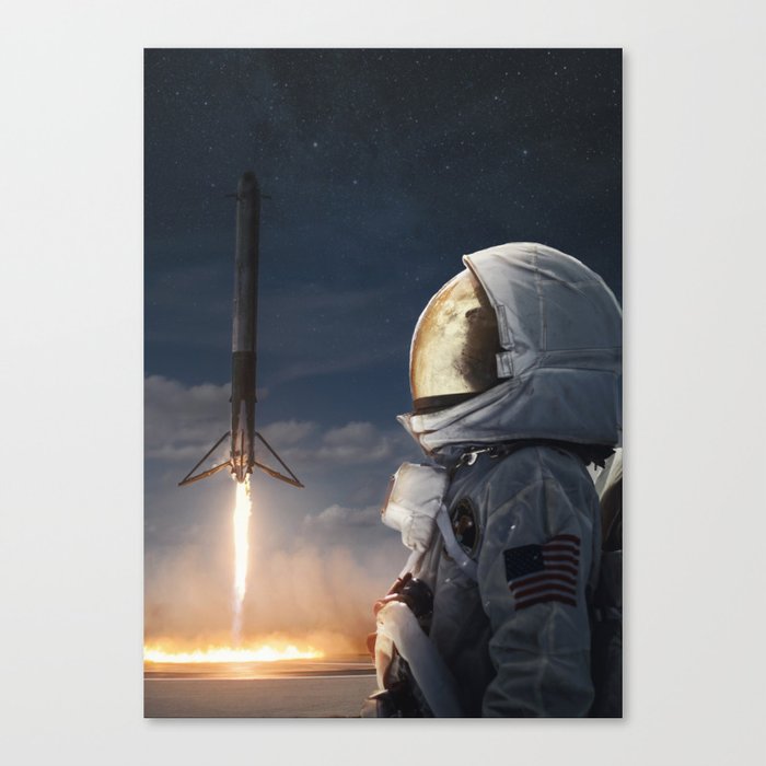 Space exploration Canvas Print