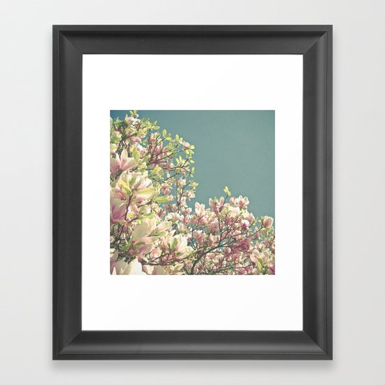 Magnolia in Bloom Framed Art Print