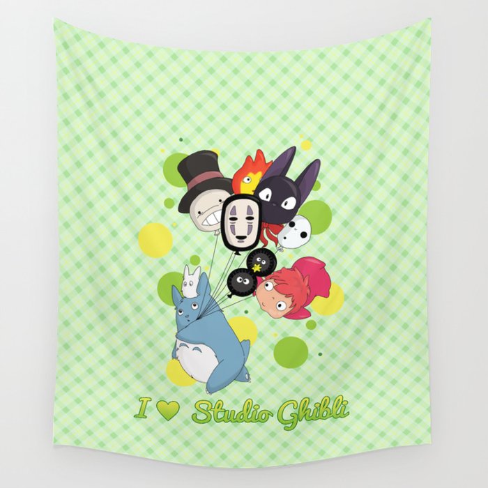 Ghibli best sale wall tapestry