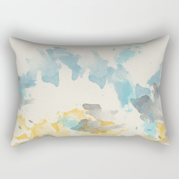 watercolor abstrat Rectangular Pillow