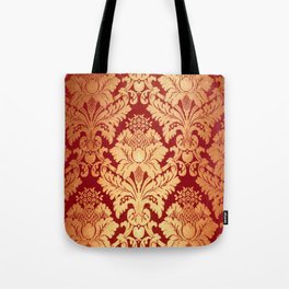 golden european gothic pattern Tote Bag