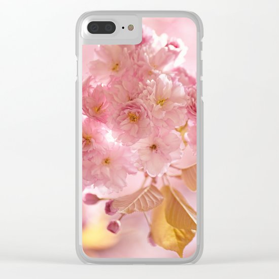 Sakura - Cherryblossom - Cherry blossom - Pink flowers on #Society6 Clear iPhone Case