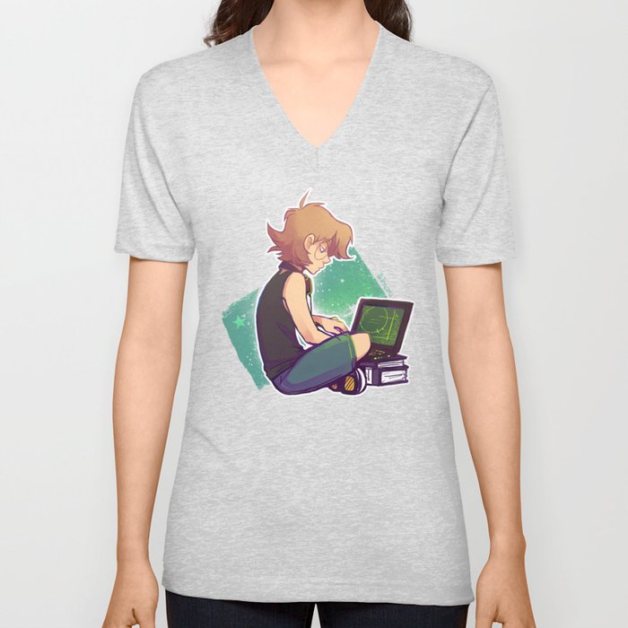 Tech Geek V Neck T Shirt