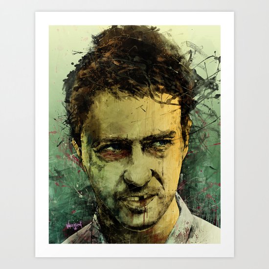 Schizo - Edward Norton Art Print