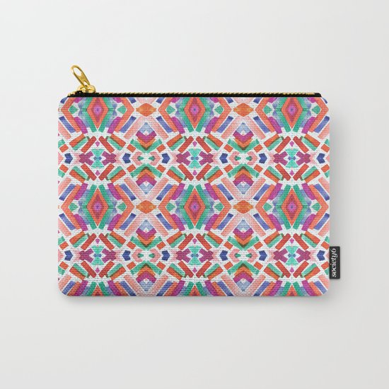 Watercolor Boho Dash 3 Carry-All Pouch