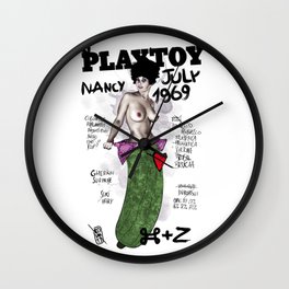 PLAYTOY - NANCY  JULY 1969 Wall Clock